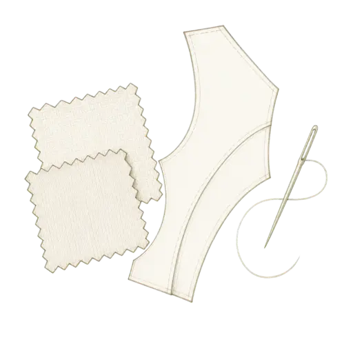 Swimwear materials and sampling